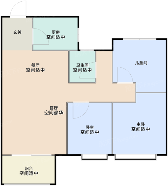 88平户型图